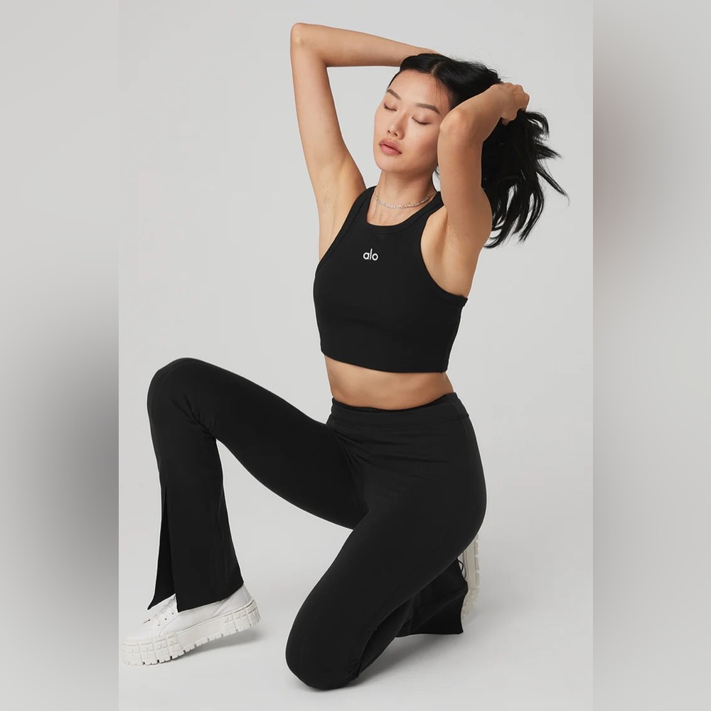 ALO YOGA ASPIRE CROP TANK SZ SMALL